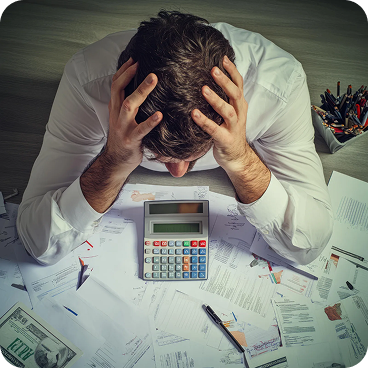 매출 감소 배경 이미지